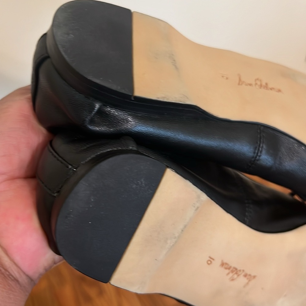 Sam Edelman Zooey Black Women's Leather Ballet Flats size 10 Used - Picture 8 of 11